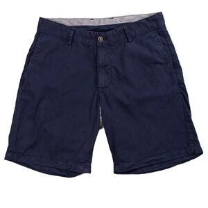 Peter Millar Collection Chino Shorts Mens‎ Size 33 Blue Casual Flat Front